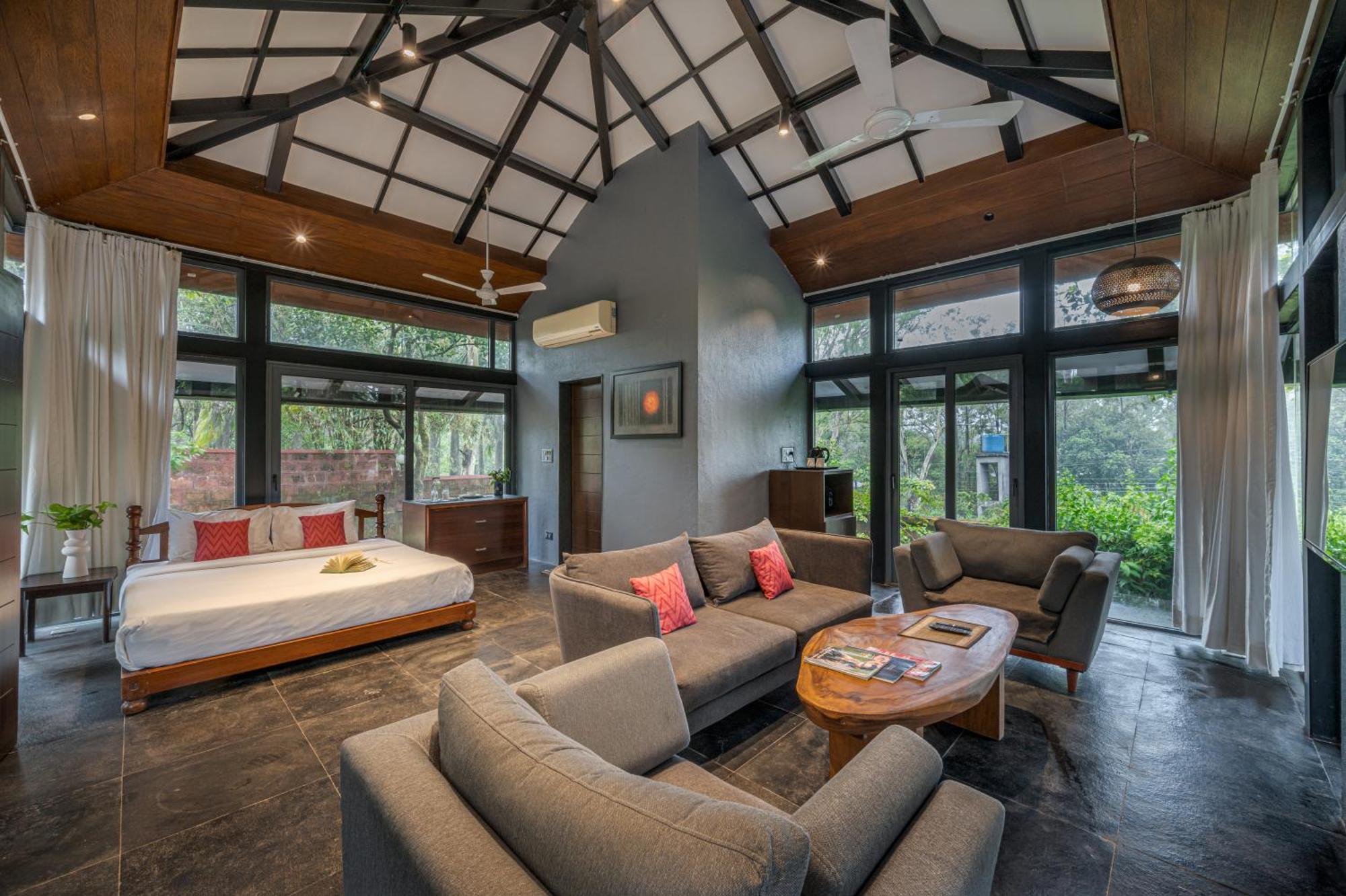 Saffronstays The Glasshouse, Panchgani - Beautiful Glass Villa For Couples Exteriér fotografie